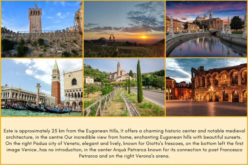 Elegante Appartamento Con Vista - Colli Euganei Teolo 外观 照片